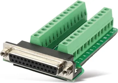 Zdjęcie produktu dla Adapter Sub-D, 25-stykowy, złącze / zaciski śrubowe