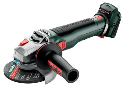 Produktbild von Metabo Akku-Winkelschleifer WB 18 LT BL 11-125 Quick, mit Bremse, Schnellspannmutter, drehbarem Akkupack, Karton