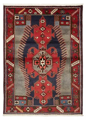 Produktbild von Orientalischer handgeknüpfter Wollteppich, HAMADAN 46