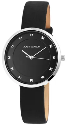 Produktbild von Just JW10091-002 Damen-Armbanduhr, Leder-Armband