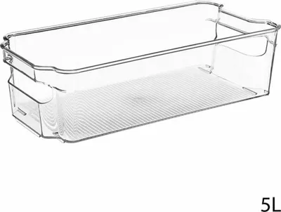 Produktbild von 5five Simply Smart Kühlschrank-Aufbewahrungsbox Smart Fridge, PET-Kunststoff, Transparent, 5 L, 135150