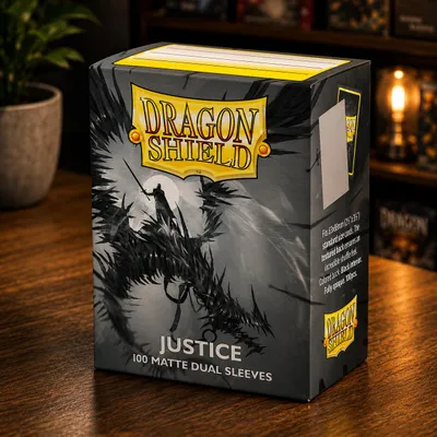 Immagine prodotto di Dragon Shield: Justice - Bustine protettive opache, confezione doppia - Formato standard, productTiles.product.images.aiGenerated