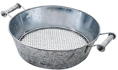 Produktbild von Kompost-Sieb mit Handgriffen - Galvanisiertes Stahl