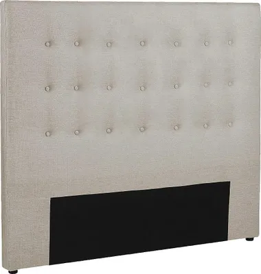 Produktbild von Polster-Bettkopfteil - 160 cm - Stoff - Beige - FRANCESCO
