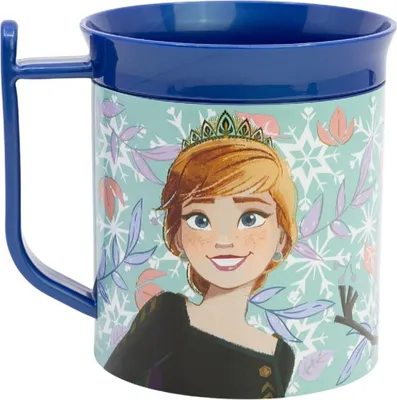 Produktbild von Disney Frozen Becher Mikrowellengeeigneter Kunststoffbecher 400ml