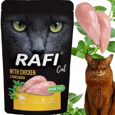 Produktbild von RAFI Nassfutter für Katzen mit Hühnerpastete 100 g – 1 Stück