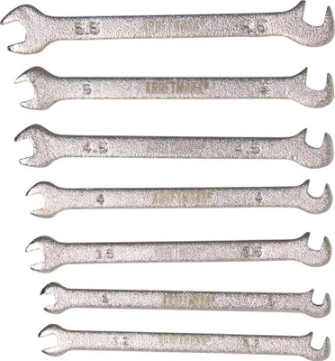Produktbild von Doppel-Maulschlüssel-Satz | Mini-Ausführung | SW 3 - 5,5 mm | 7-tlg.