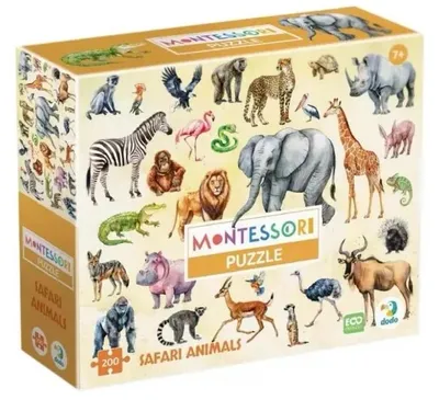 Produktbild von Puzzle mit 200 Teilen – Montessori – Tiere – Dodo