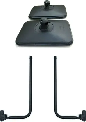 Produktbild von 2x Außenspiegel universal 300x200 Traktor LKW Wohnmobil ř15-28 mm Spiegelarm SET