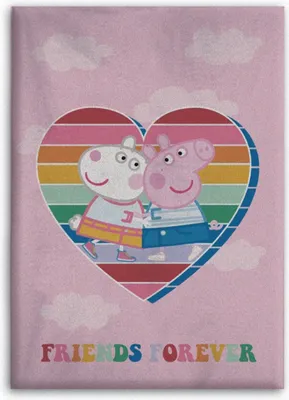 Produktbild von Peppa Pig Fleecedecke – Flauschiger Komfort für Kinder, 140 x 100 cm