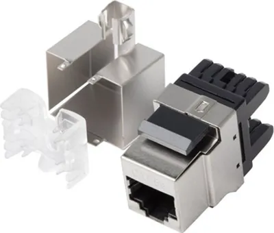 Produktbild von LANBERG Keystone Modul RJ45->LSA CAT.5E FTP 180°