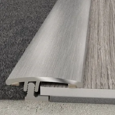 Produktbild von PROVISTON | Übergangs- & Ausgleichsprofil | Aluminium | 22 x 8.27 x 930 mm | Silber | Bodenprofil | Metallprofil | Übergangsschiene