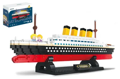Produktbild von Mini-Baukasten KOCO Titanic Kunststoff 1510Stk. in Schachtel 20x15x8cm