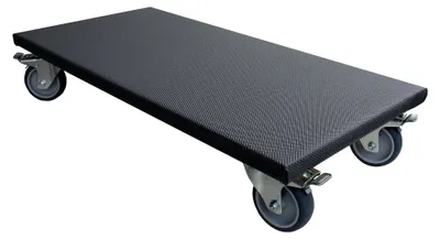 Produktbild von Transportroller 200 kg Möbelroller 300x600 mm Rollbrett Allzweckroller Möbel Roller Rollen Gummirad