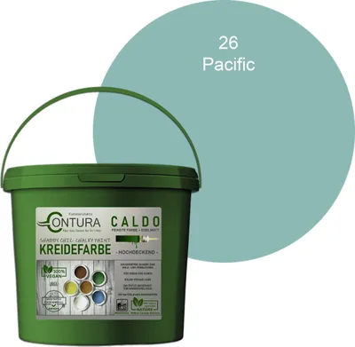 Produktbild von Contura BeGreen 1Kg. Kreidefarbe Shabby Chic Möbellack - 26 Pacific