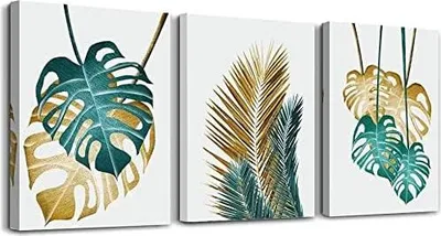 Image de Tableau mural avec cadre Décoration moderne 40x30 cm Lot de 3 pièces