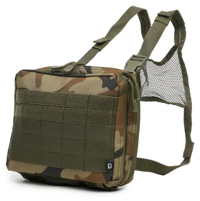 Productafbeelding van Brandit BD8096 | US Cooper Borsttas - Bedieningsmodel - Kleur: Woodland - Maat: One Size