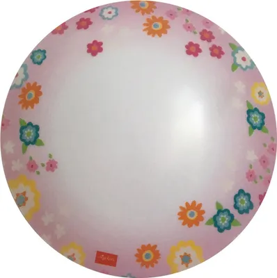 Produktbild von LED Deckenleuchte dimmbar, rund mit Blümchen Motiv Deckenschale Kinderzimmer