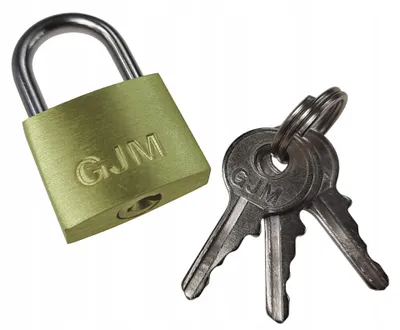 Produktbild von GJM Messing Vorhängeschloss Bügelschloss 25 mm Sicherheit