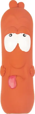 Obrázek produktu pro Hračka pro psy Flamingo latexová tipy klobása hnědá, velikost: 20 cm