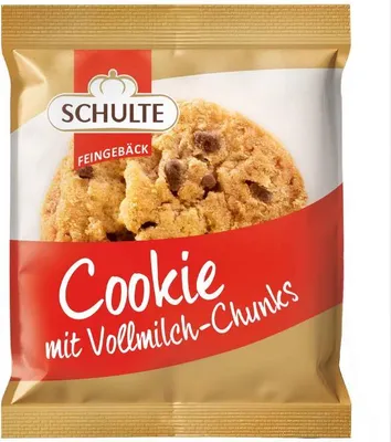 Produktbild von Schulte Cookies mit Vollmilch-Chunks 90er
