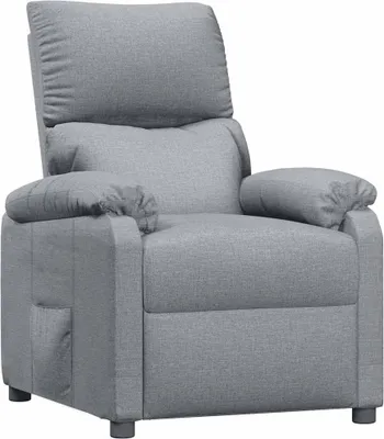Produktbild von vidaXL Relaxsessel Hellgrau Stoff