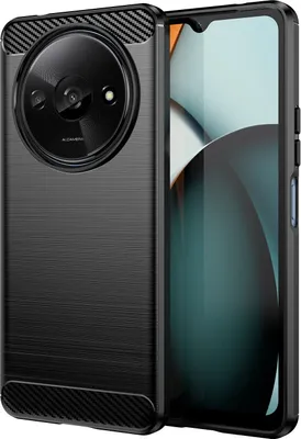 Produktbild von Xiaomi Redmi A3 Hülle Carbon Backcover Handyhülle Outdoor Stoßfeste Handy Tasche