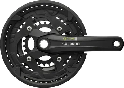 Produktbild von KRG Shimano Alivio 26/36/48 Zähne 170mm FC-T4010 schwarz,mit KSS,Octalink,9-fach