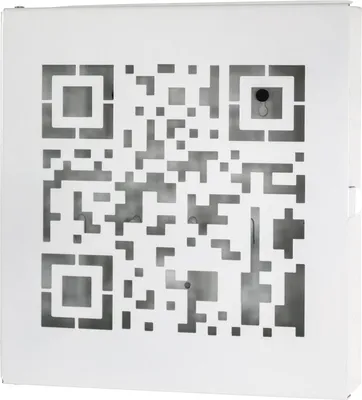 Obrázek produktu pro HAKU skříňka na klíče, bílá – kov, šířka/výška/hloubka: 22 × 24 × 5 cm