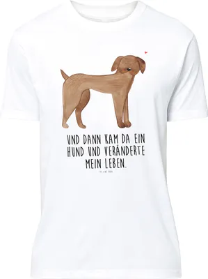 Produktbild von Mr. & Mrs. Panda S T-Shirt Hund Dogge - Weiß - Geschenk, Tshirt, Hunde, Great Dane, Shirt, Herz, Lustiges, oberteil, Sprüche