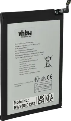 Produktbild von vhbw Akku Ersatz für Nokia WT242 für Handy Smartphone Telefon (4400 mAh, 3,85 V, Li-Polymer)