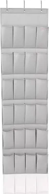 Produktbild von Leifheit Hängeorganizer mit 24 Taschen Grau 47,5x5x165,8 cm 80016
