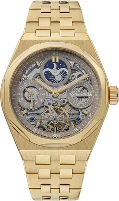 Zdjęcie produktu dla Zegarek męski INGERSOLL I12902 złoty klasyczny skeleton