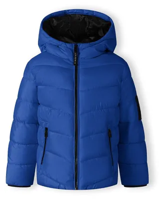 Minoti Winterjacke Royalblau für Jungen, Vorderansicht