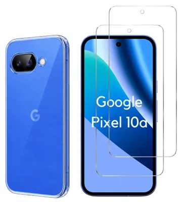 Produktbild von Hülle für Google Pixel 10A mit 2 Displayschutzfolien aus Hartglas Phonillico®