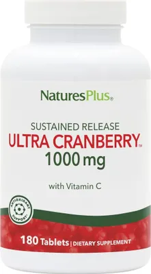 Produktbild von Natures Plus Ultra Cranberry 1000 mg – 180 Tabletten