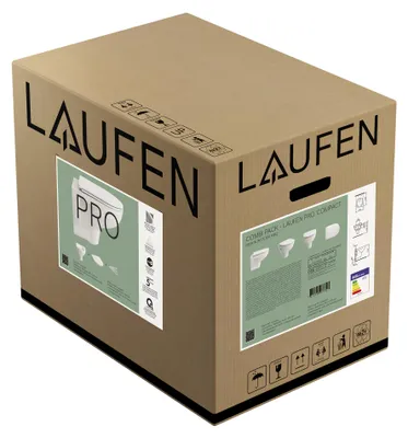 Produktbild von LAUFEN H8669600000001 Pack T-WC wandh.+Sitz PRO 490x360