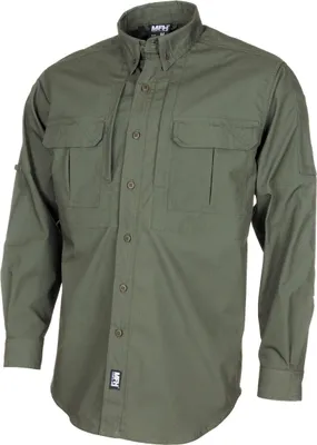 Produktbild von Hemd Outdoor, langarm, oliv, Teflon, Rip Stop S