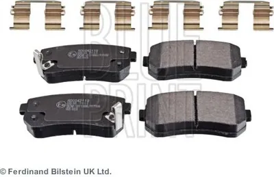 Produktbild von BLUE PRINT Bremsbeläge Satz Hinten für HYUNDAI ix35 (LM, EL, ELH) ADG042119