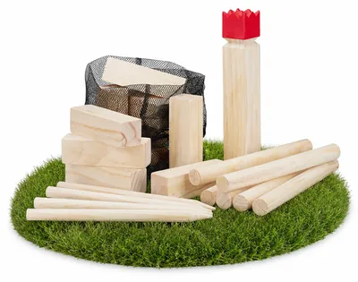 Zdjęcie produktu dla relaxdays Kubb Viking game throwing game