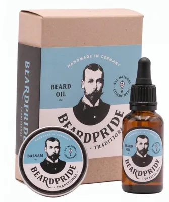 Produktbild von Beardpride Set 14cm blau 548000028