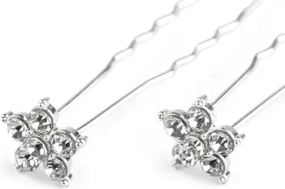 Produktbild von Dekorative Haarnadel Blume Kristall