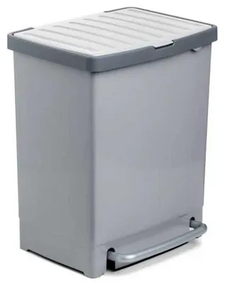 Produktbild von Tatay 25l Recyclingbehälter Silber  Silber One Size