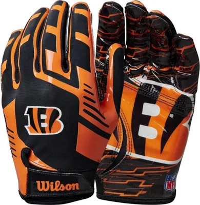 Immagine prodotto di Guanti Wilson per adulti NFL Stretch Fit Squadra Cincinnati Bengals