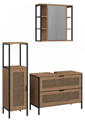 Obrázok produktu pre Súprava kúpeľňového nábytku Vicco Linara dub Sada 2 ks, Model 63268