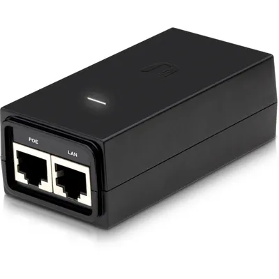 Obrázek produktu pro Ubiquiti POE-24-12W-G, 24 V, 90 - 260 V, 47 - 63 Hz, IEC 60950-1:2005+A1 UL60950‐1 EN55022:2010, EN55024:2010 FCC Class B, 0 - 40 °C, 35 - 95%