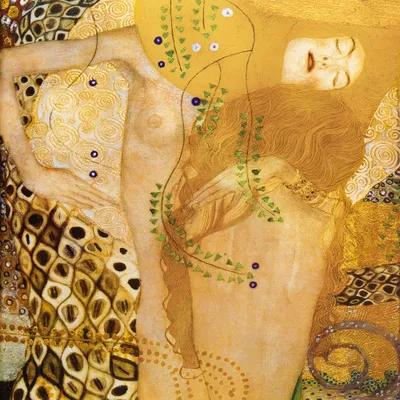 Produktbild von Gustav Klimt Kunstdruck Bild - Wasserschlangen, 1904-07 (70 x 70 cm)