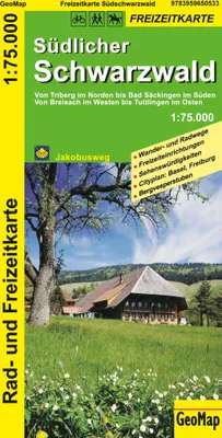 Produktbild von Südlicher Schwarzwald - Rad- und Freizeitkarte