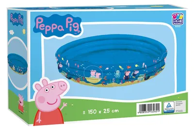 Zdjęcie produktu dla Happy People Peppa Pig 3-pierścieniowy brodzik 150 x 25 cm