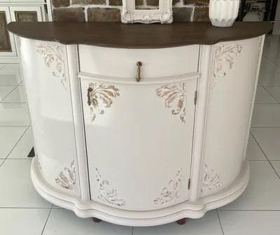 Produktbild von Casa Padrino Luxus Barock Sideboard Creme / Braun - Barockstil Massivholz Schrank mit Schublade und Tür - Luxus Möbel im Barockstil - Barock Möbel - Edel & Prunkvoll